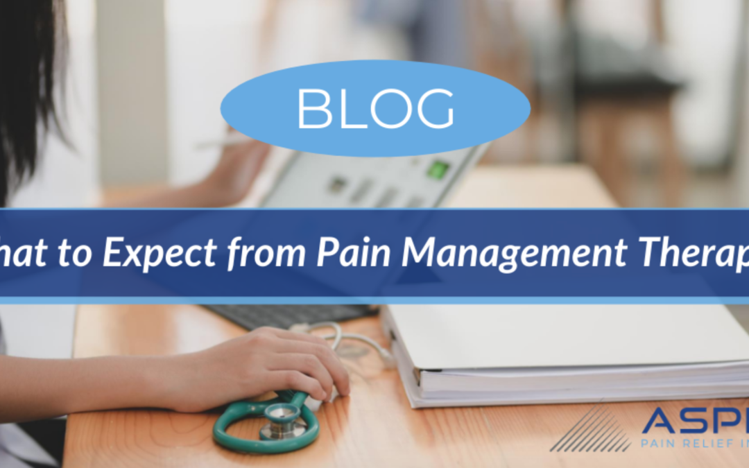 What to Expect from Pain Management Therapy